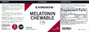 Kirkman - Melatonin 3Mg - 150 Chewable Tablets - Menthol Flavor - Hypoallergenic