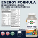 Kal Enhanced Energy Iron Free Tablets, 90 Count
