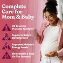 Glow Prenatal Vitamins For Women  20-In-1 Vital Nutrients For Healthy Pregnancy And Fetal Development  Folic Acid & Vegan Dha For Baby'S Growth & A Comfortable Pregnancy  60 Nourishing Capsules