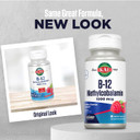 Kal Vitamin B12 Methylcobalamin 1000Mcg, Healthy Energy, Metabolism, Nerve & Red Blood Cell Support,* Fast Dissolve Activmelt, Optimal Absorption, Natural Raspberry Flavor, 90 Servings, 90 Micro Tabs