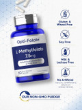 Carlyle L Methylfolate 7.5 Mg | 60 Capsules | Optimized And Activated | Non-Gmo, Gluten Free | Methyl Folate, 5-Mthf | By Opti-Folate