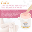 Gigi Crã£Â¨Me Wax For Sensitive Skin - Microwave Hair Removal Wax, 8 Ounces