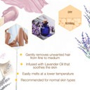 Gigi Lavender Creme Hair Removal Soft Wax, Gentle And Soothing, Extra Sensitive Skin, 14 Oz, 1-Pc