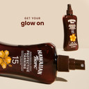 Hawaiian Tropic Protective Tanning Oil Spray Sunscreen Spf 15, 8Oz | Tanning Sunscreen, Tanning Oil With Spf, Moisturizing Body Oil, Hawaiian Tropic Oil, Oxybenzone Free Outdoor Tanning Oil, 8Oz