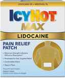 Icy Hot Max Strength Lidocaine Pain Relief Patch (5 Count) Penetrates For Fast, Targeted Relief