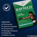 Biofreeze Pain Relief Patches, Arthritis Pain Reliver, Knee & Lower Back Pain Relief Patch, Sore Muscle Relief, Neck Pain Relief, 2 Pack (5 Biofreeze Menthol Patches)