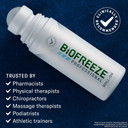 Biofreeze Professional Strength Pain Relief Roll-On, Arthritis Pain Reliver, Knee & Lower Back Pain Relief, Sore Muscle Relief, Neck Pain Relief, FSA Eligible, 3 FL OZ Biofreeze Menthol Roll-On