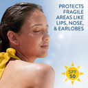 Cetaphil Sheer Mineral Sunscreen Stick For Face & Body, 0.5Oz, 100% Mineral Sunscreen: Zinc Oxide & Titanium Dioxide, Broad Spectrum Spf 50, For Sensitive Skin
