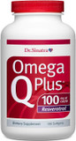 Dr. Sinatra Omega Q Plus 100 Resveratrol  Omega-3 Supplement Supports Heart Health And Provides Antioxidant Power With 100Mg Of Coq10 And Resveratrol (180 Softgels)