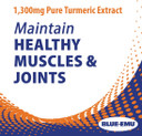 Blue Emu Joint Health Turmeric Extract Plus Bioperine Patented Black Pepper Extract For Enhanced Absorption,1,300 Mg, 60 Capsules, 2 Pack