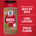 Mccormick Basil Leaves, 0.62 Oz (Pack Of 6)