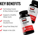 Force Factor Melatonin 3Mg, Drug-Free Supplement, Vegan, Non-Gmo, 60 Vegetable Capsules