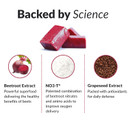 Force Factor Total Beets Soft Chews With Beetroot, Nitrates, L-Citrulline, Grapeseed Extract, & Antioxidants, Healthy Energy Supplement With Elite Ingredients For Heart, Superfood, 180 Count, 3-Pack