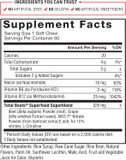 Force Factor Total Beets Soft Chews With Beetroot, Nitrates, L-Citrulline, Grapeseed Extract, & Antioxidants, Healthy Energy Supplement With Elite Ingredients For Heart, Superfood, 180 Count, 3-Pack