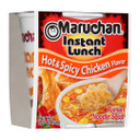 Maruchan Instant Lunch Hot & Spicy Chicken, Ramen Noodle Soup, Microwaveable Meal, 2.25 Oz, 12 Count
