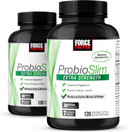 Force Factor Probioslim Extra Strength, Probiotic Supplement For Women And Men With 30 Billion Cfus And Green Tea Extract For Gut Health Support, Bloating And Gas Relief, 120 Count (Pack Of 2)