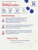 Betty Crocker Muffin Tops Mix, Blueberry, With Topping, 11.9 Oz