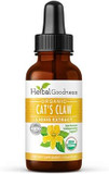 Cat'S Claw Liquid Extract - Herbal Supplement For Digestive Boost, Joint/Muscle Support, Immunity, Heart Support- Superior Absorption-Organic 12Oz -23 Servings/Bottle -Made In Usa -Herbal Goodness Cat'S Claw Liquid Extract - Herbal Supplement For Digestive Boost, Joint/Muscle Support, Immunity, Heart Support- Superior Absorption-Organic 12Oz -23 Servings/Bottle -Made In Usa -Herbal Goodness