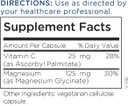 Metabolic Maintenance Magnesium Glycinate - Absorbic Acid & Ascorbyl Palmitate Vitamin C Supplement - Magnesium Bisglycinate 125mg Supplement to Support Muscle & Nerve Function (180 Capsules)