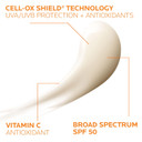 La Roche-Posay Anthelios Aox Daily Antioxidant Serum With Spf, Face Moisturizer With Sunscreen And Vitamin C & E, Oil Free Face Sunscreen For Sensitive Skin, Moisturizing Sun Protection