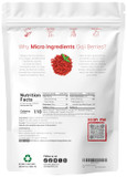 Organic Goji Berries, 32 Ounces | 100% Natural Sun-Dried Whole Fruit | Sulfate & Additive Free | Large Berry Form, Great Flavor For Drinks, Snacks, & Beverages | Non-Gmo & Vegan