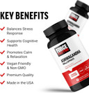 Force Factor Ashwagandha Supplements Made With Premium Vegan Ashwagandha Powder, Adaptogens To Support Stress And Cognitive Health, No Gelatin, Non-Gmo, 60 Capsules