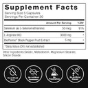 Force Factor L-Arginine Nitric Oxide Supplement With Bioperine To Help Build Muscle And Support Stronger Blood Flow, Circulation, Nutrient Delivery, And Pumps, L-Arginine 3000Mg, 3G, 150 Capsules