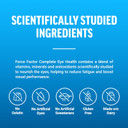 Force Factor Complete Eye Health, Clinical Strength Eye Vitamins With Lutein & Zeaxanthin To Support Vision, Eye Function, And Blue-Light Protection, Eye Health Supplements For Adults, 60 Capsules