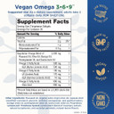 Purity Products Omega 3-6-9 Vegan and Vegetarian Omega Formula - 5 in 1 Essential Fatty Acid Complex - Scientifically Formulated Plant-Based Omega 3 6 9 Essential Fatty Acids (EFA) - from (60)