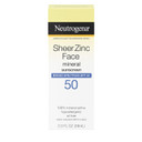 Neutrogena Sheer Zinc Oxide Dry-Touch Face Sunscreen With Broad Spectrum Spf 50, Oil-Free, Non-Comedogenic & Non-Greasy Mineral Sunscreen, 2 Fl. Oz