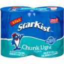 Starkist Chunk Light Tuna In Water, 5 Oz Can, Pack Of 8