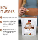 Force Factor Modern Mushrooms Soft Chews, Shiitake Mushrooms Supplement To Support Energy, Immunity, And Digestive Health, Antioxidants Supplement, Delicious Caramel Apple Flavor, 30 Soft Chews