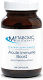 Metabolic Maintenance Acute Immune Boost - Immune Support Supplement With Vitamins D, C, Zinc - Elderberry Herbal Blend With Nac To Help Support Upper Respiratory Health (60 Capsules)