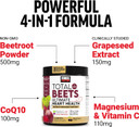 Force Factor Total Beets Energy Drink Mix, Superfood Beet Root Powder With Nitrates To Boost Energy And Support Circulation, Blood Flow, Nitric Oxide And Stamina, Heart Health Supplement, 30 Servings Force Factor Total Beets Energy Drink Mix, Superfood Beet Root Powder With Nitrates To Boost Energy And Support Circulation, Blood Flow, Nitric Oxide And Stamina, Heart Health Supplement, 30 Servings