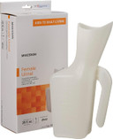 Mckesson Female Urinal Graduated Markings, Lightweight, Single Patient Use, 946 Ml, 1 Count