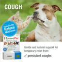 Homeopet Cough, Natural Cough Supplement For Dogs, Cats, And Other Pets, Safe And Gentle Cough Medicine, 15 Milliliters
