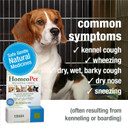 Homeopet Cough, Natural Cough Supplement For Dogs, Cats, And Other Pets, Safe And Gentle Cough Medicine, 15 Milliliters