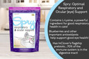 In Clover Spry Daily Respiratory And Ocular Support Soft Chews For Cats, With L-Lysine, Superfoods, And Prebiotics For A Strong Immune System, 2.1 Oz. (60 Count)