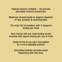 | 10X Digestive Enzymes For Dogs - 8.8 Ounces (250 Grams)