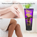 Millennium Tanning Solid Black Leg Bronzer - Tanning Lotion W/Cellulite Fighters, 6.78 Ounces