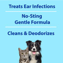 Curaseb Dog Ear Infection Treatment Solution  Soothes Itchy & Inflamed Ears  Cleans Debris And Buildup - 12Oz