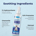 Vetnique Dermabliss Anti Itch Spray For Dogs & Cats With Hydrocortisone For Allergies And Immediate Dog Itching Skin Relief - Fragrance Free With Soothing Oat Extract (8Oz Anti Itch Spray)