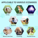 Hemp Calming Chews For Dogs, Dog Calming Treats Anxiety Relief 100% Golden Ratio Of Natural Ingredients Calming Dog Treats, Aid With Separation, Barking, Stress Relief, Thunderstorms - Duck Flavor