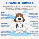 Calming Chews For Dogs - Dog Calming Chews - Natural Dog Anxiety Relief Treats - Separation, Stress, Barking, Thunderstorms, Lightning - Dog Anxiety Chews - 120 Calming Dog Treats Calming Chews For Dogs - Dog Calming Chews - Natural Dog Anxiety Relief Treats - Separation, Stress, Barking, Thunderstorms, Lightning - Dog Anxiety Chews - 120 Calming Dog Treats