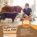 Skin And Coat Supplement With Fish Oil For Dogs And Cats. Dog Itch Relief With Vitamins And Omega 3 For Dry Flaky Skin. Dog Shedding Supplement To Regrow A Shiny Soft Coat. Dog Allergy Treatment
