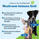 Pet Wellbeing - Mushroom Immune Gold - Natural Alternative Immune Support For Dogs And Cats - 8Oz (237Ml)