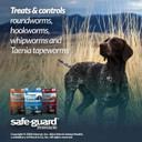 Safe-Guard (Fenbendazole) Canine Dewormer For Dogs, 2Gm Pouch (Ea. Pouch Treats 20Lbs.), Blue, 0.07 Ounce (Pack Of 3) (033576/001-033576)