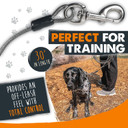 Mighty Paw Heavy Duty Dog Tie Out Cable - Come In 2 Thicknesses - Perfect For Large & Small Dog - Provides Off-Leash Feel With Total Control - Strong Braided Steel Cable For Durability - Weather Proof