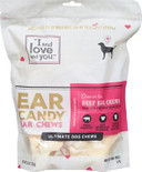 I And Love And You Ear Candy Cow Ear Chews - Beef - Rawhide Alternative, Single Ingredient, Free Range Grass Fed Beef, 5Ct