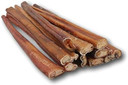 Top Dog Chews - 12 Inch Standard 12 Pack Bully Sticks, Long Lasting, 100% Natural Beef, Free Range Grass Fed, High Protein, Supports Dental Health Dog Treat, 12 Pack